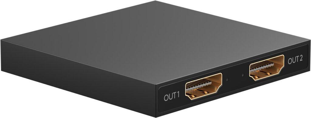 Splitter Hdmi V14 1 Intrare La 2 Iesiri 4k30hz 1080p60hz Goobay 58480