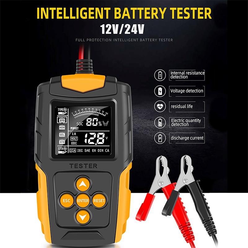 Tester Digital Acumulatori 12v 24v 2 220ah Acid Plumb Agm Aga Gel Efb Eurokomp