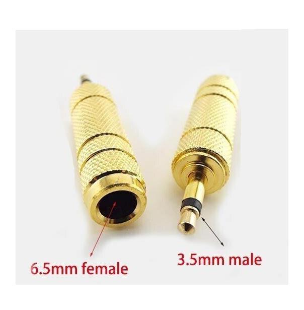 Adaptor Audio Mono Jack 63 Mm Mama La Jack 35 Mm Tata Metal Aurit