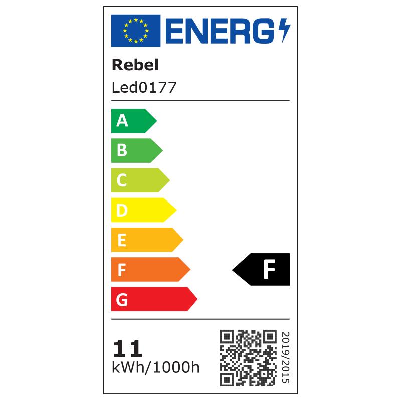 Banda Led Cob Alb Rece 12v 11w M 1040lm M 5m Ip65 5000x8x2 Mm Rebel Led0177