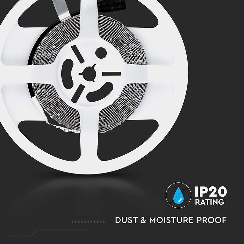 Banda Led Smd3528 120led M 6500k Ip20 5m V Tac Sku 212002