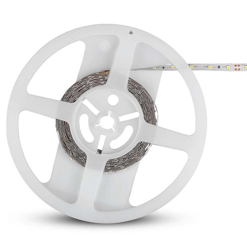 Banda Led Smd3528 Rosu Ip20 5m V Tac Sku 212015