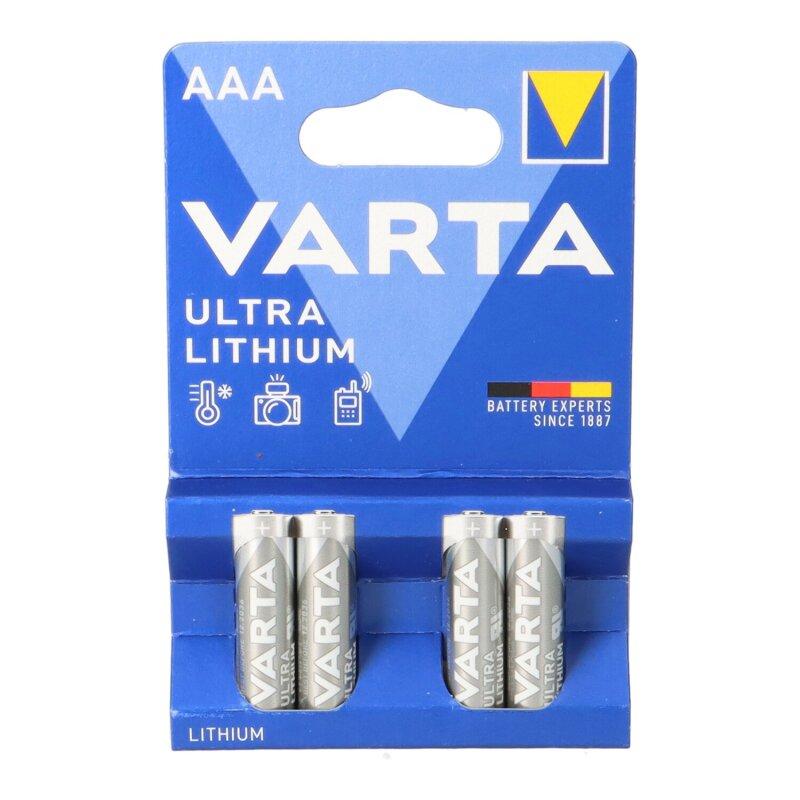 Baterii Varta Ultra Lithium R3 Aaa 4buc Blister