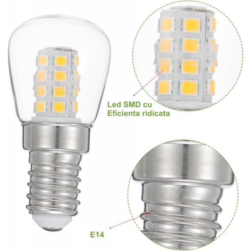 Bec E14 Led 3w Pentru Frigider 20c 45 230 038