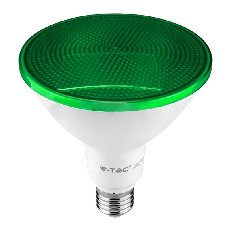 Bec Led Par38 E27 17w Ip65 Verde V Tac Sku 92067