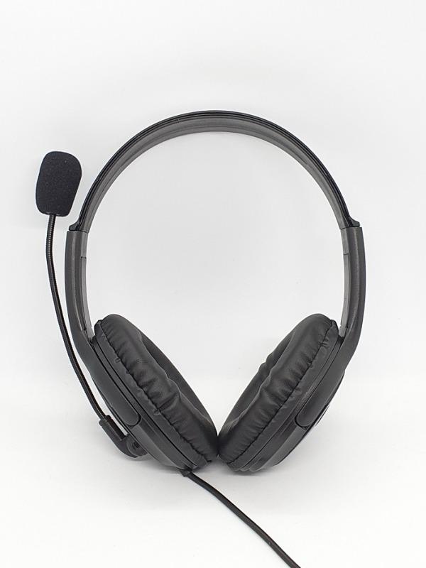 Casca Stereo Multimedia 40mm Cu Microfon Brat Flexibil 35 Mm Jack 4 Contacte Cablu 2m Hs Mm01 Hct