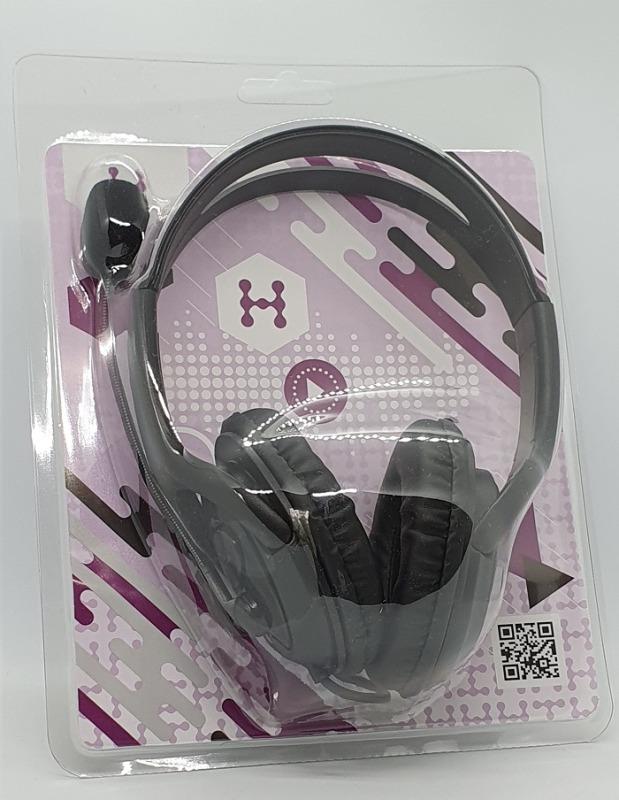 Casca Stereo Multimedia 40mm Cu Microfon Brat Flexibil 35 Mm Jack 4 Contacte Cablu 2m Hs Mm01 Hct