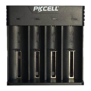 Incarcator acumulatori Li-Ion 3.6-3.7V 4x 18650 18490 18350 17670 14650 14500 10440 16340(RCR123A) 26640 22650 21700 20700 PKCEL