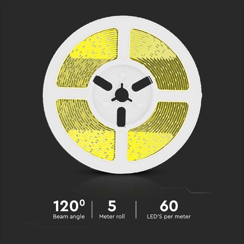 Kit Banda Led 3000k Incarcare Solara Ip67 V Tac Sku 23044
