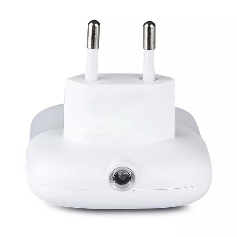 Lampa Veghe Patrata Cu Senzor Lumina Alb Calda 3000k 2x Usb V Tac Sku 507