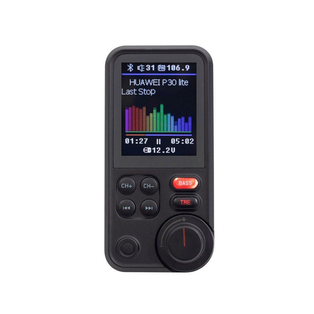 Modulator Fm Usb Qc30 Si Bluetooth Mod Eq 5 In 1 Ecran Mare 18inch Color Fmbt Hifi