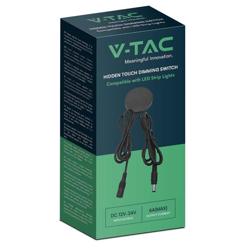 Senzor Smart Touch Dimabil Pentru Banda Led Negru V Tac Sku 23466