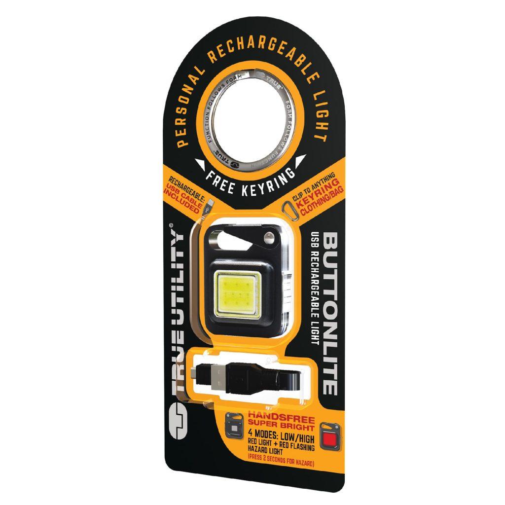 True Utility Buttonlite Tu919k Compacta Reincarcabila 43x33x16 Cm