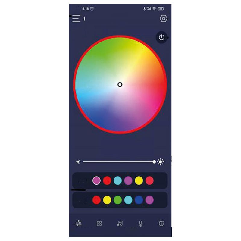 Tub Led Rgb 110cm Cu Bluetooth Si Telecomanda Miracle Stick