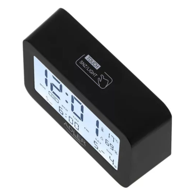 Ceas Alarma Cu Baterii 2x Aa R6 Adler Ad1196b 2