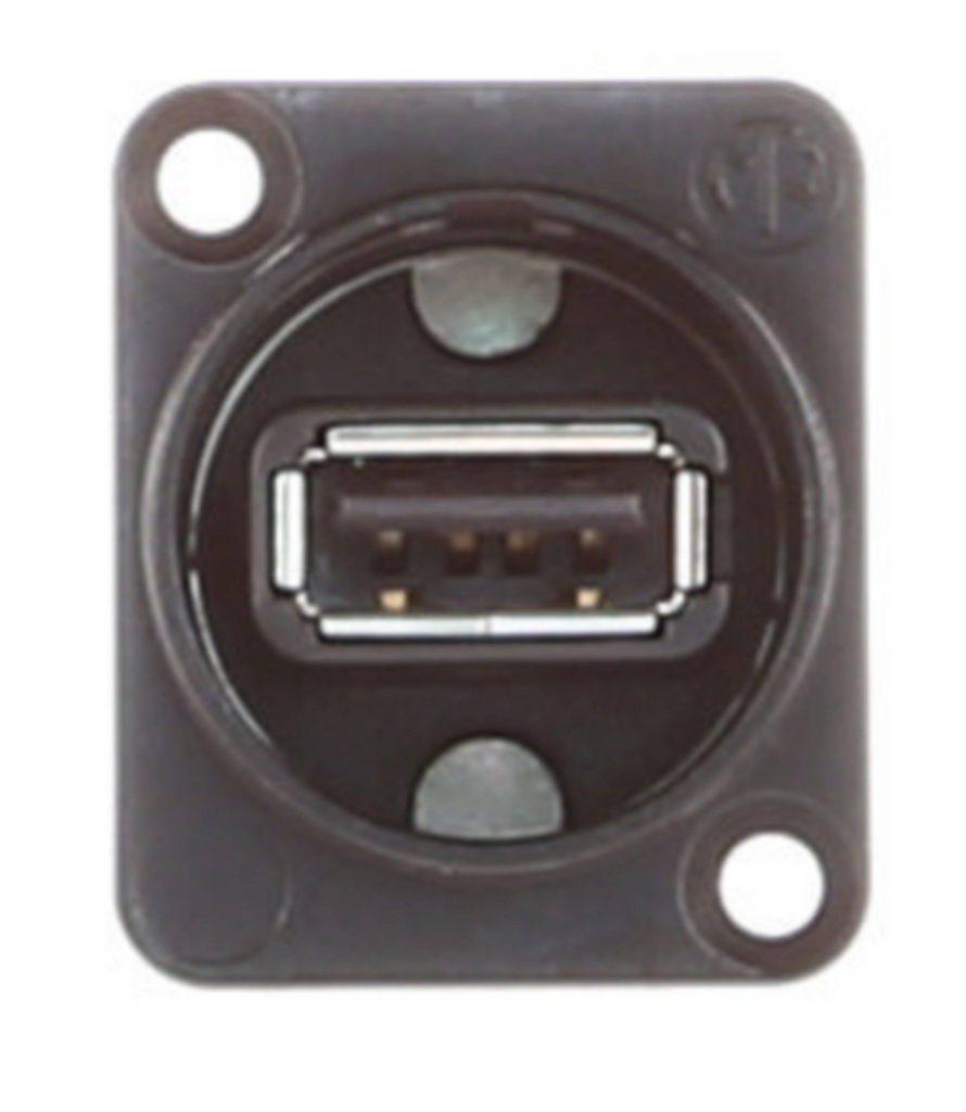 Adaptor Panou Priza Usb A Mama Usb B Mama Spate Neutrik Nausb W B