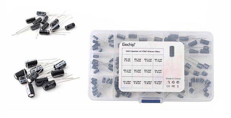 Kit Condensatori Electrolitici 120 Piese