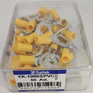 Papuc ochi izolat galben 4.0-6.0mm2 M10 Safak YK-1006SPVC