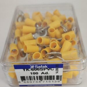 Papuc ochi izolat galben 4.0-6.0mm2 M6 Safak YK-606SPVC