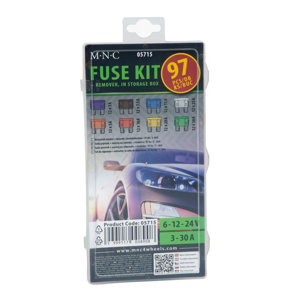 Set 97 Sigurante Auto 19x13mm 3 5 75 10 15 20 25 30a Demontator In Cutie De Depozitare Mnc 05715