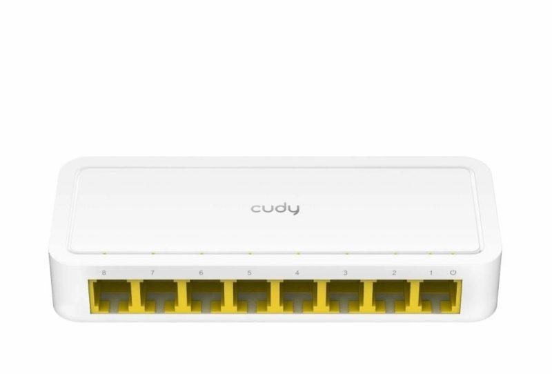 Switch Desktop 8 porturi 10/100Mbps alb Cudy FS108D