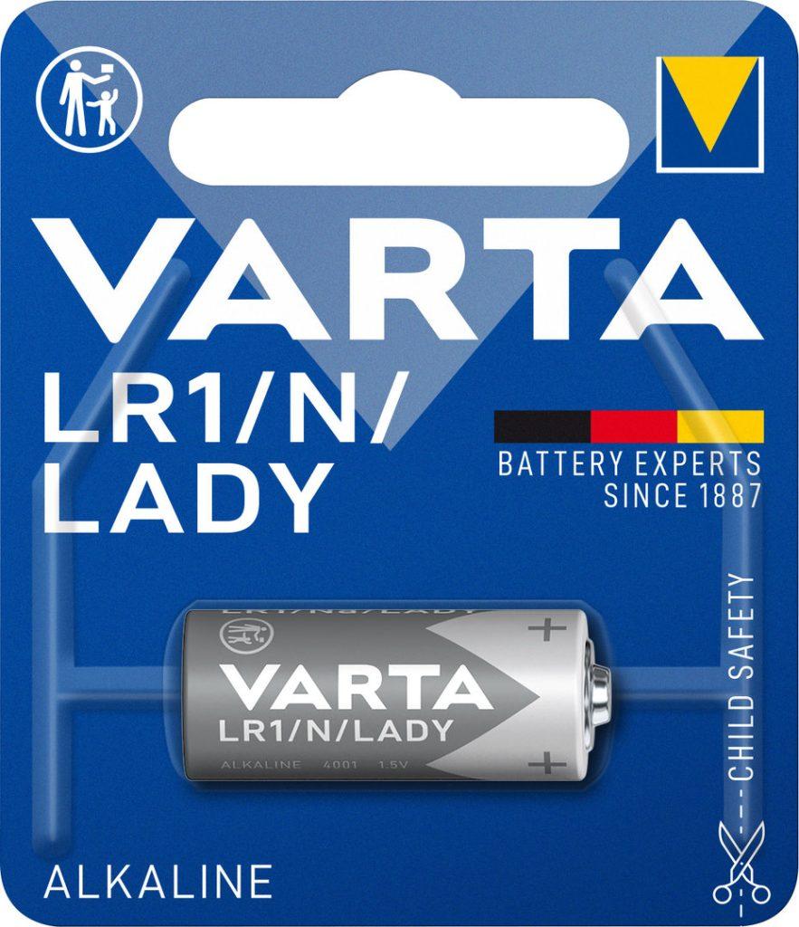 Baterie Alcalina 15v Lr1 N Lady Varta 302x12 Mm