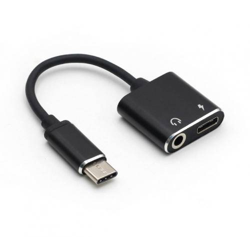 Cablu Adaptor Usb Type C Tata Jack 35 Mm Mama Stereo Si Usb Type C Mama 7cm Well