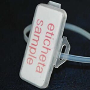 Eticheta 20x45mm Cu Capac Transparent Si Suport Prindere 1buc 062 129 112045 Sapiselco Italy