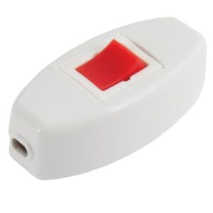 Intrerupator pe fir ON-OFF alb/rosu 001 170 030001 00 00 Mutlusan electric