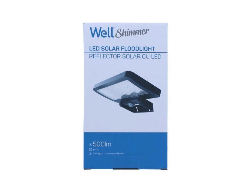 Proiector Solar Led Cu Senzor De Miscare Well Shimmer 5w 500lm 6500k Ledfsc Shimmer5 Wl