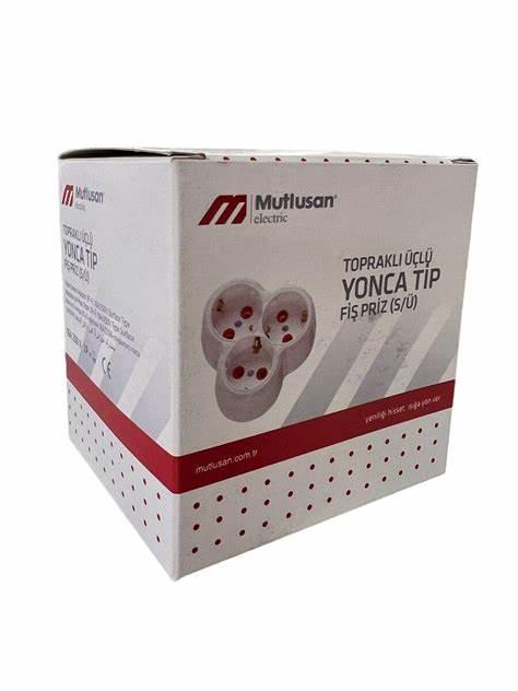 Triplu Stecher 3x Schuko 16a 3500w Alb Rosu 001 170 033002 00 00 Mutlusan Electric