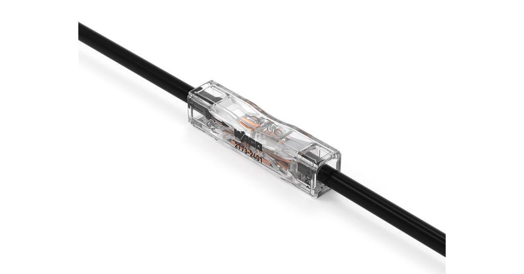 Wago Conector De Imbinare In Linie Pentru Conductori Masivi Monofilari 02 4mm2 2773 2401