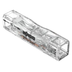 Wago Conector De Imbinare In Linie Pentru Conductori Masivi Monofilari 02 4mm2 2773 2401