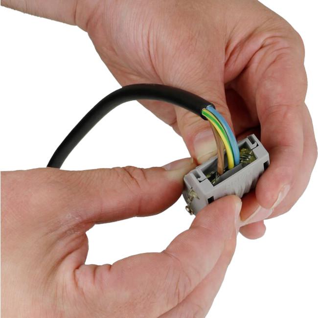 Wago Gelbox 3 Poli Derivatie Cabluri Pentru Conectori Seriile 221 2273 Max 4mm2 Ipx8 Gri 207 1331