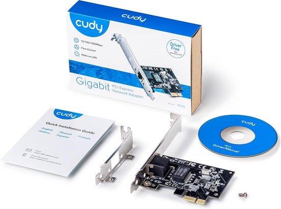 Placa De Retea Pci Express Cudy Pe10 10 100 1000mbps Gigabit