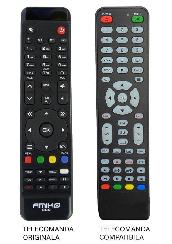 Telecomanda Compatibila Pentru Receptor Amiko Ccc 478