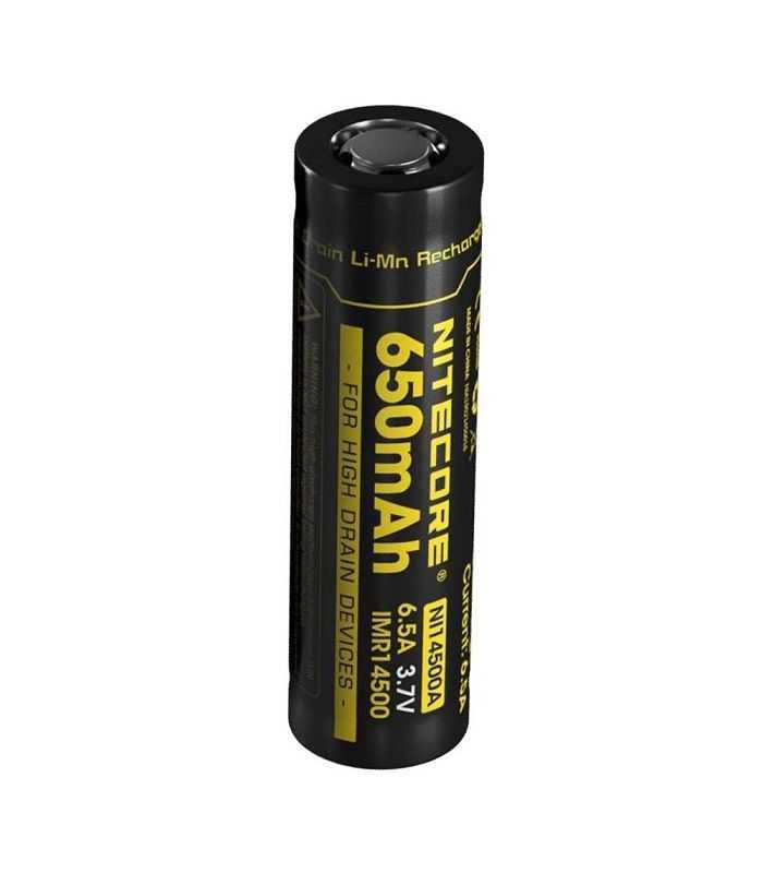 Acumulator 14500 LI-ION NITECORE NI14500A 3.7V 650mAh 6.5A cu pin