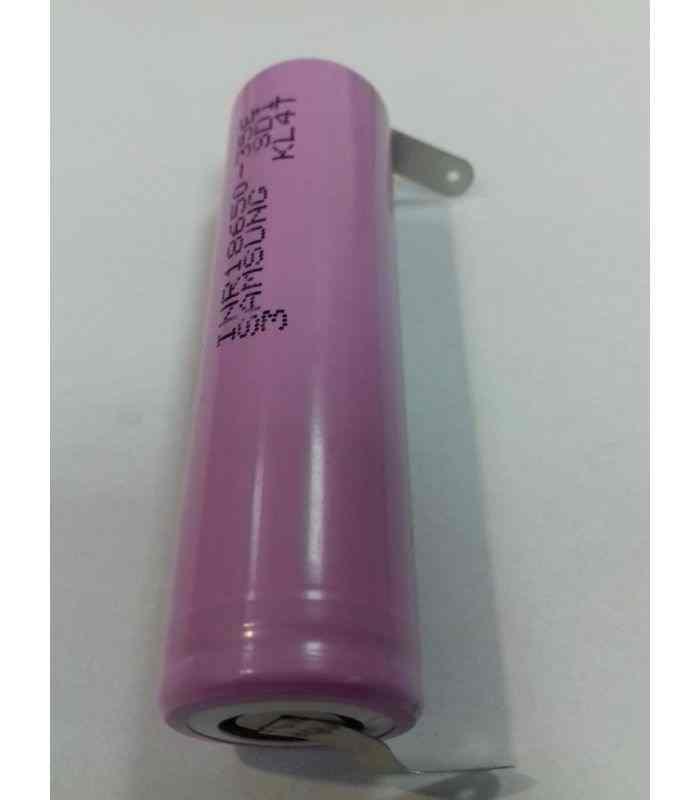 Acumulator 18650 SAMSUNG LI-ION 3450mAh 8A cu terminale in U INR18650-35-U