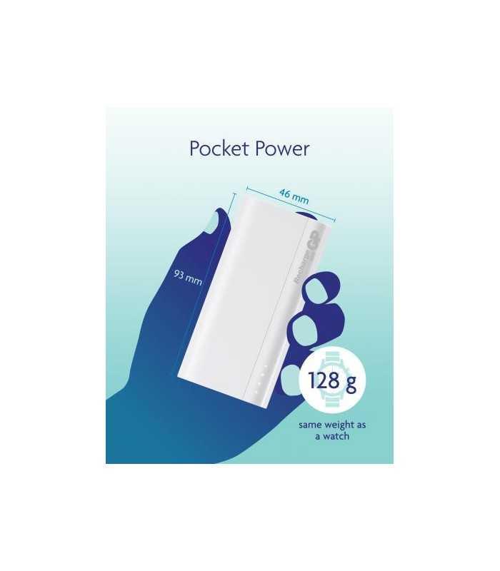 acumulator extern powerbank gp b05a 5000mah alb 1