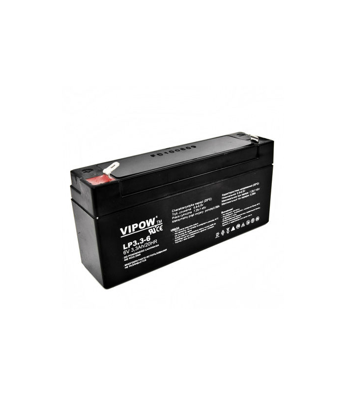 Acumulator gel plumb 6V 3.3Ah Vipow