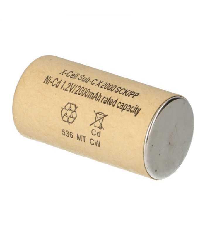 Acumulator Industrial Plat Ni Cd 2000mah 23x43mm X Cell Sub C X2000 Sck Pp