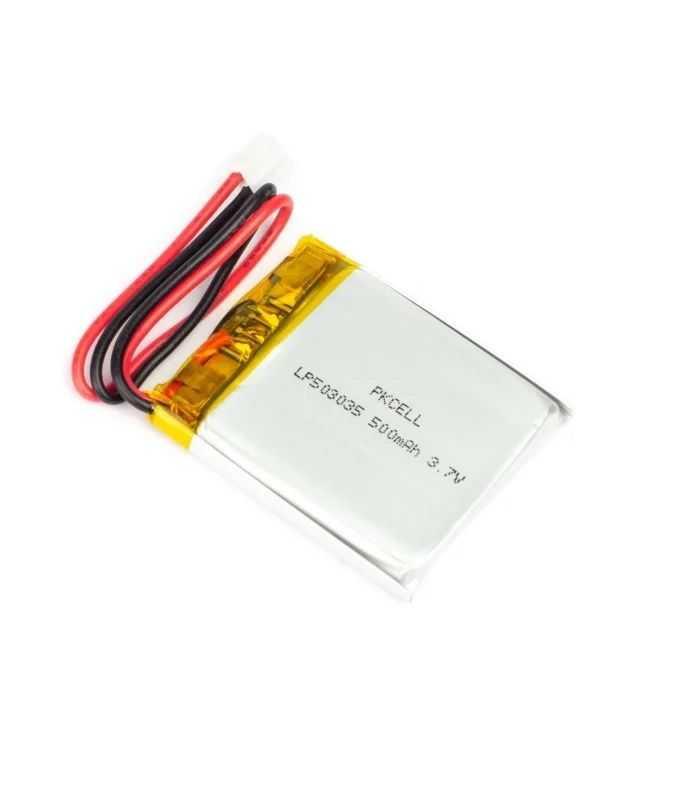 Acumulator Lithium Poliymer 20146 500mah 37v Conector Jst 37x305x53mm Pimoroni Akyga Battery