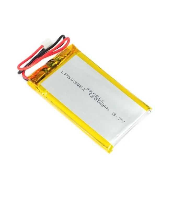 Acumulator Lithium Poliymer 20147 1200mah 37v Conector Jst 64x355x53mm Pimoroni Akyga Battery