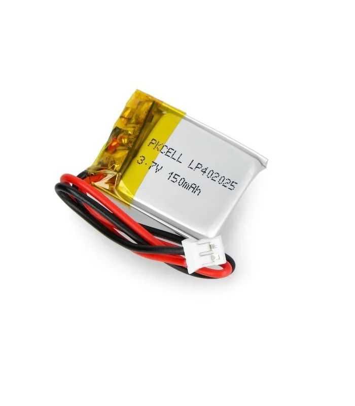 Acumulator Lithium Poliymer 21461 150mAh 3.7V conector JST 27x20.5x4.3mm AKYGA POMORONI Battery