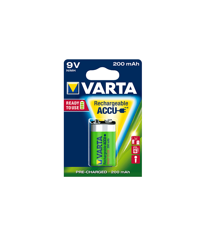 Acumulator Ni-MH Varta 9V 200mAh Ready to use