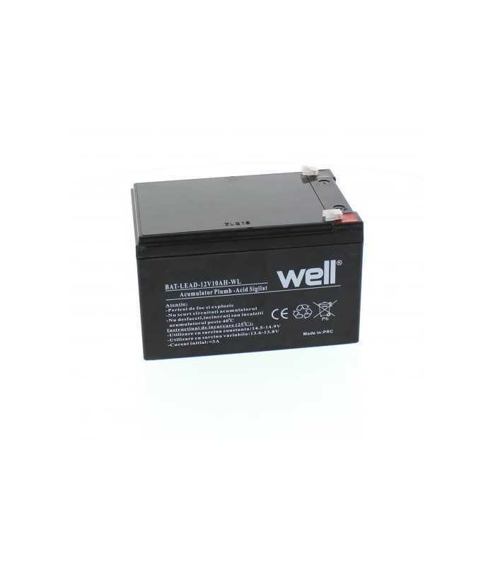 acumulator plumb acid 12v 10ah well bat lead 12v10ah wl 1