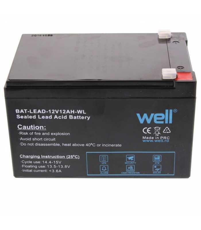 Acumulator plumb acid 12V 12AH borna lata T2 Well