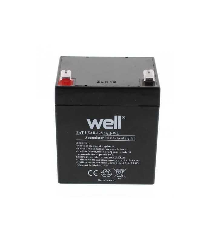 acumulator plumb acid 12v 5ah well bat lead 12v5ah wl 2
