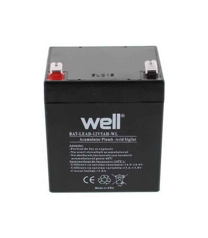 acumulator plumb acid 12v 5ah well bat lead 12v5ah wl 4