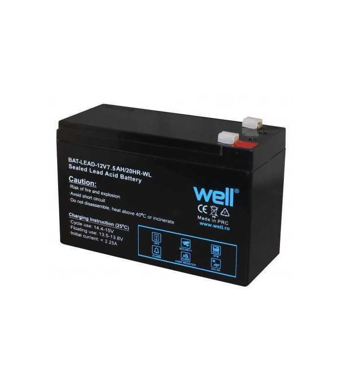 acumulator plumb acid 12v 75ah well 1